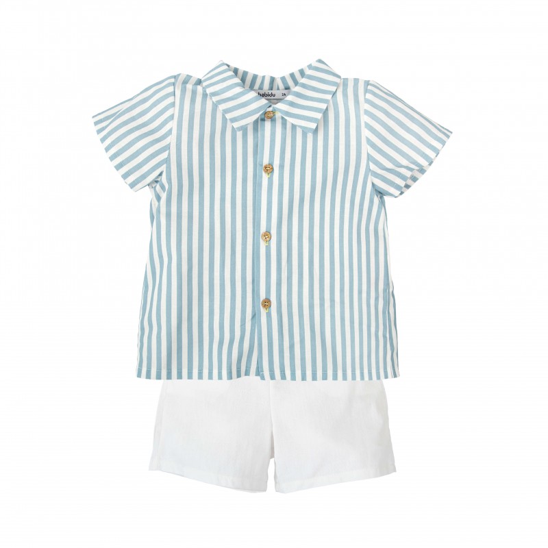 Conjunto de Niño Rayas...