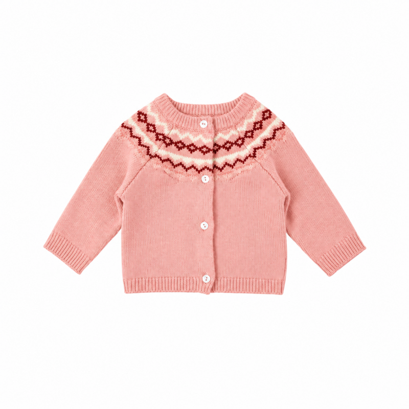 Chaqueta bebe en tejido...