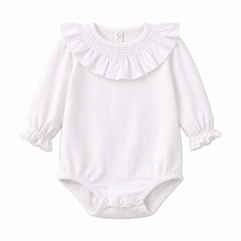 BODY M/L C/VOLANTE NIDO DE...