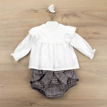 RUFFLE SET + YOKE SHIRT...