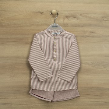 MAO COLLAR SHIRT SET FUSION